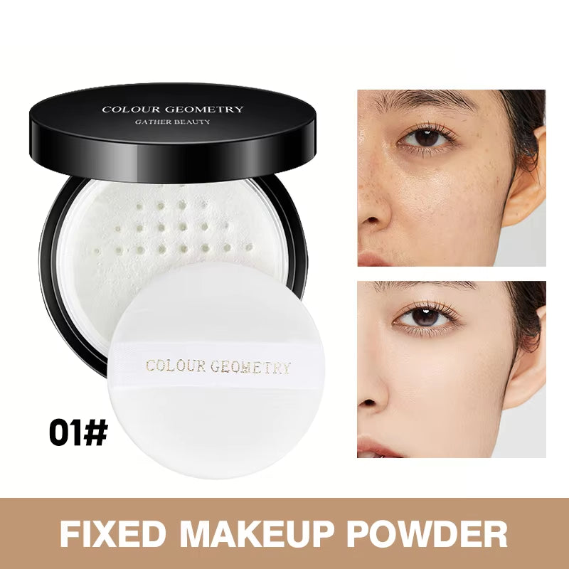 Matte Loose Powder Professional Face Styling Powder Invisible Pores Oil Control Makeup Powder Translucent Makeup Setting Powder