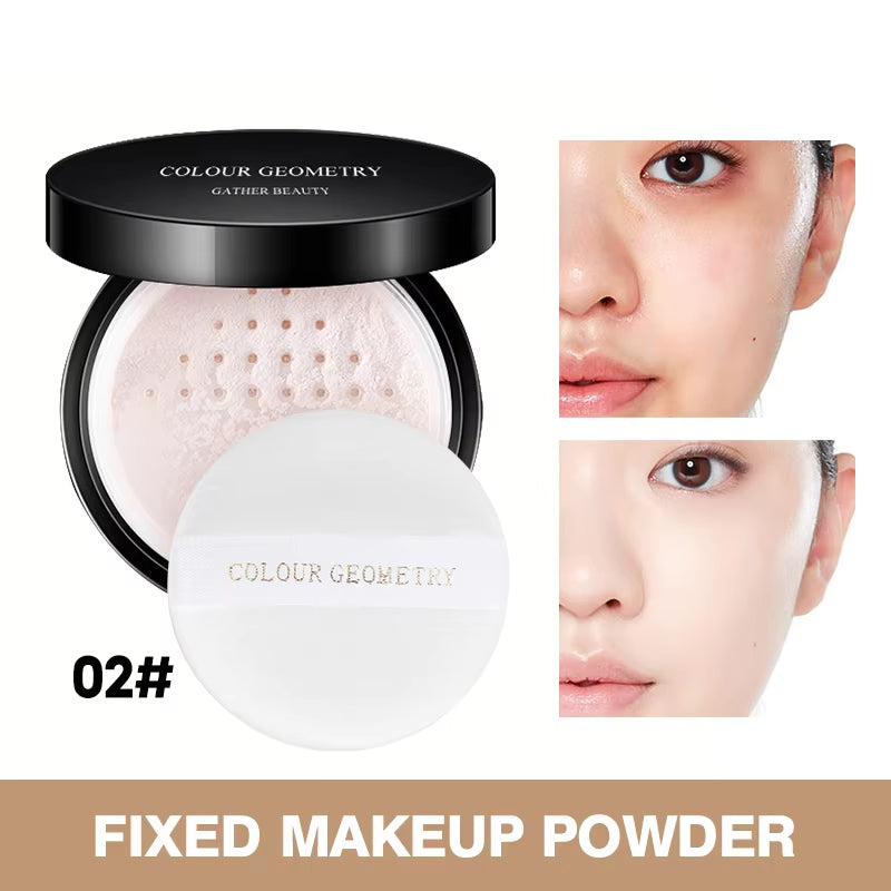 Matte Loose Powder Professional Face Styling Powder Invisible Pores Oil Control Makeup Powder Translucent Makeup Setting Powder